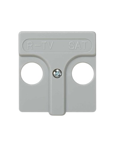 Placa para tomas inductivas de R-TV+SAT gris Simon 27 Play SIMON 27097-37