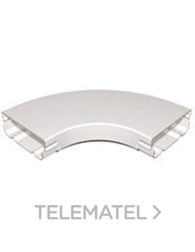 Ángulo plano con tapa OMEGA - 75x50- Gris RAL 7030 LEGRAND 637803 (EMBALAJE DE 4 UNIDADES)