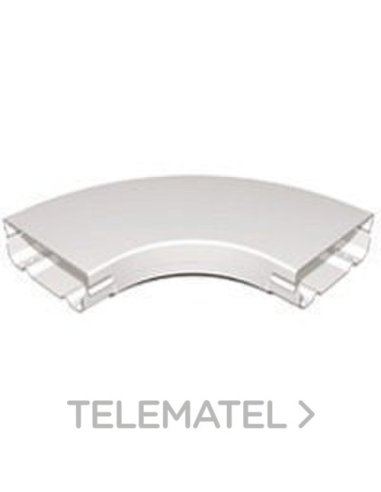 Ángulo plano con tapa OMEGA - 150x75- Gris RAL 7030 LEGRAND 637823 (EMBALAJE DE 4 UNIDADES)