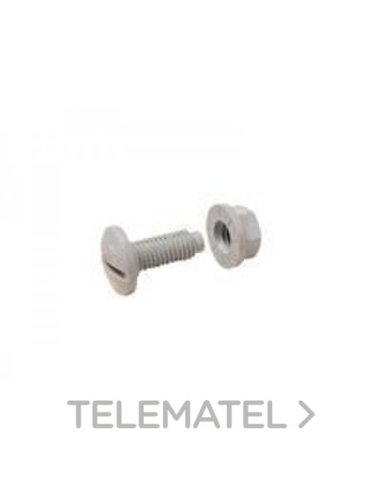 Tornillo PVC para bandejas y accesorios -M8x20mm LEGRAND 637953 (EMBALAJE DE 100 UNIDADES)