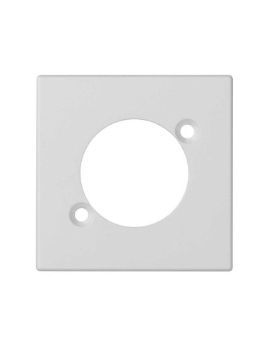 Placa embellecedora para 1 conector XLR macho o hembra de 1 elemento blanco Simon K45 CON_CON K122/9