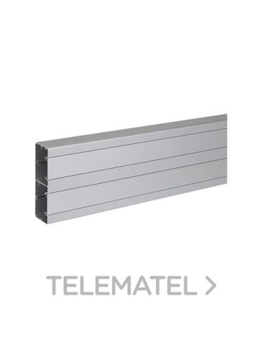 Canal de aluminio de 2m 160x55mm con 2 compartimentos para funciones K45 CON_CON TK11122/8 (EMBALAJE DE 8 METROS)