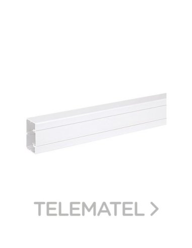 Canal PVC de 2m 90x55mm con 1 compartimento para funciones K45 color blanco CON_CON TK12081/9 (EMBALAJE DE 12 METROS)