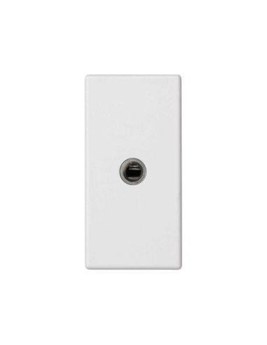 Conector Mini-Jack hembra con placa embellecedora blanco Simon K45 CON_CON K123B/9