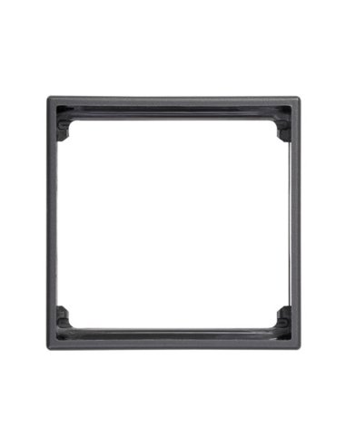 Placa adaptadora para mecanismos Simon K45 de 1 elemento grafito Simon 500 Cima CON_CON 50012088-038