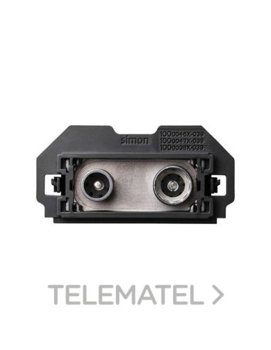 Toma de señal modular R-TV+SAT intermedia Simon 100 SIMON 10000467-039