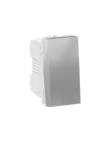 New Unica Conmutador 16A 1 mod Aluminio SCHNEIDER ELECTRIC NU316330