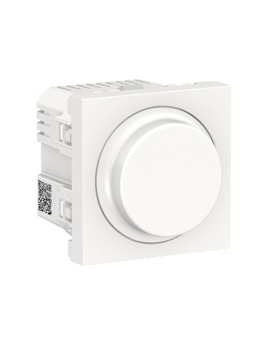 New Unica Regulador giratorio LED 4-200 VA Blanco Polar SCHNEIDER ELECTRIC NU351418