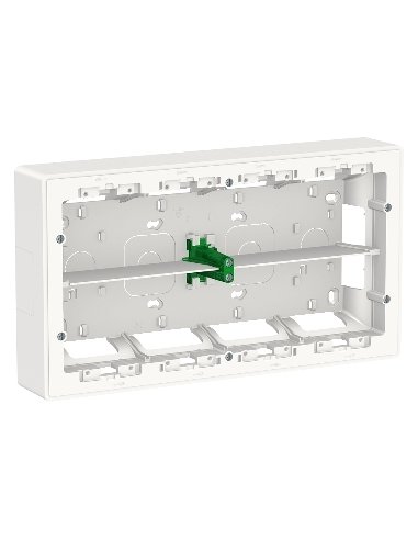 New Unica System - Caja superficie 2x10 módulos Blanco activo SCHNEIDER ELECTRIC NU821020