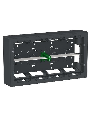 New Unica System - Caja superficie 2x10 módulos Antracita SCHNEIDER ELECTRIC NU821054