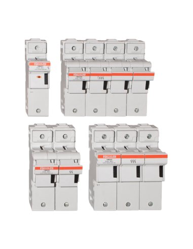 Portafusibles 22x58 CEI 690VAC 690VDC 1 p Compatible Microswitch IP20 MERSEN Y331083 (EMBALAJE DE 6 UNIDADES)