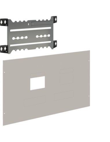 Kit equipamiento vertical 2 interruptores automáticos h3+ P250 con bloque diferencial sistema quadro HAGER UC264PR