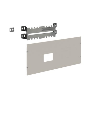 Kit equipamiento vertical 3 interruptores automáticos h3+ P250 sistema quadro 600x300mm HAGER UC283P