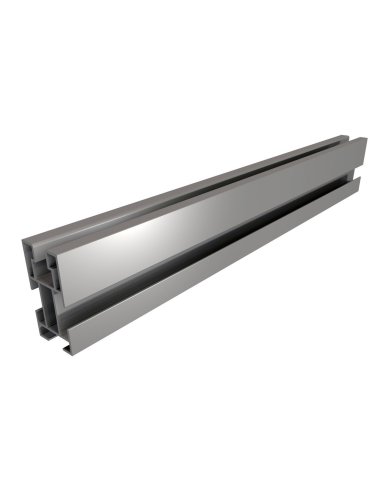 Perfil para guía de módulos G1 4400mm en aluminio crudo SUNFER 12577