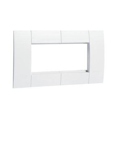 Soporte 2 mecanismos 45x45mm blanco RAL9016 HAGER GT4529016