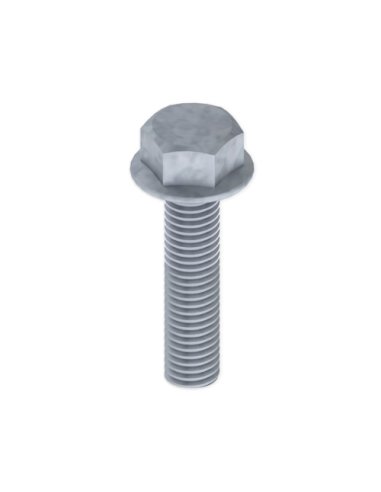 60 Tornillo DIN 6921 M8X35 Acero galvanizado clase 6 60849-C6 UNEX 60849-C6 (EMBALAJE DE 50 UNIDADES)