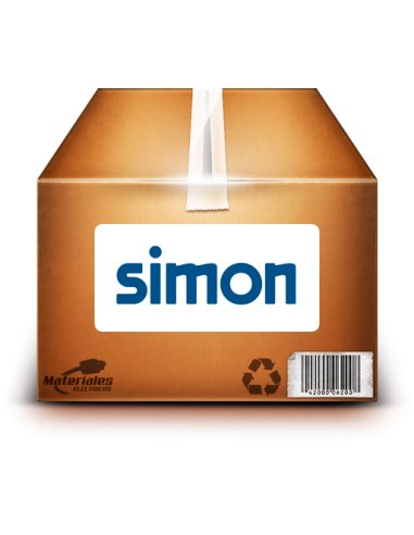 Pulsador neutro 10A 230V~ con sistema de embornamiento rápido blanco mate Simon 270 SIMON 20000150-190 (EMBALAJE DE 10 UNIDADES)