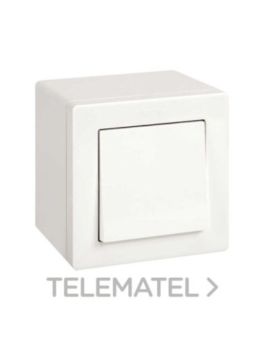 Caja de superficie para 1 elemento blanco mate Simon 270 SIMON 20000751-190