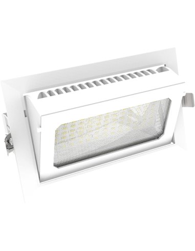 DOWNLIGHT RECTANGULAR LED BASCULANTE 35W 3000K 3300LM 220-240V IP20 - A001700351 ROBLAN DLRBAS35BC