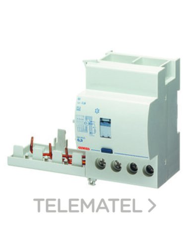 BLOQUE DIFERENCIAL MODULAR PARA INTERRUPTOR MT - 4P 25A CLASE AC ISTANTANEO Idn0