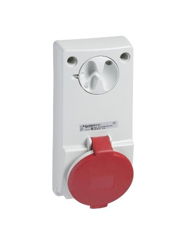 Unika interlocked socket - 16 A - 3P + N + E - 380...415 V AC - IP44 - panel - A001117434 SCHNEIDER ELECTRIC 82036