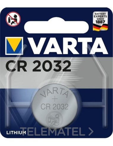 PILA BOTÓN CR2032 3V LITIO (BLÍSTER 1U) - A002950923 VARTA 6032112401