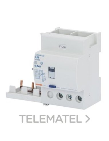 BLOQUE DIFERENCIAL MODULAR PARA INTERRUPTOR MT - 3P 63A CLASE AC ISTANTANEO Idn0