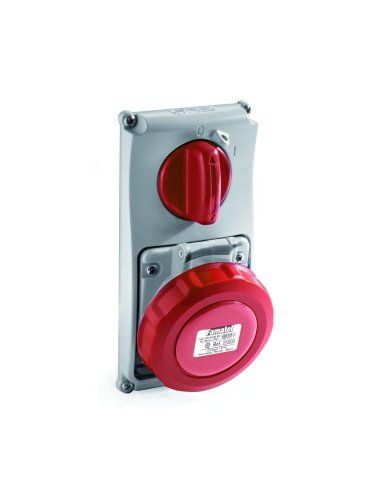 Base seguridad semi/empotrable IP67 16A 400V 3P+T - A000496223 FAMATEL 25001