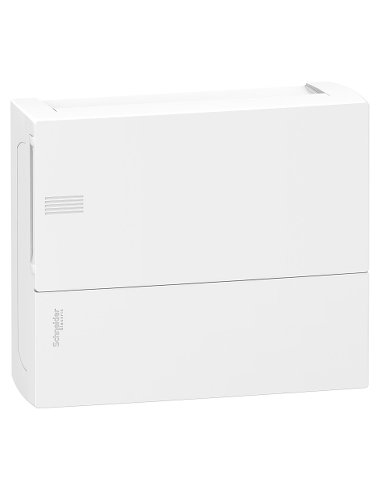 Resi9 MP - Caja de distribución - Superficie - 1 fila - 12 mód. - Puerta blanca - A001134542 SCHNEIDER ELECTRIC MIP10112