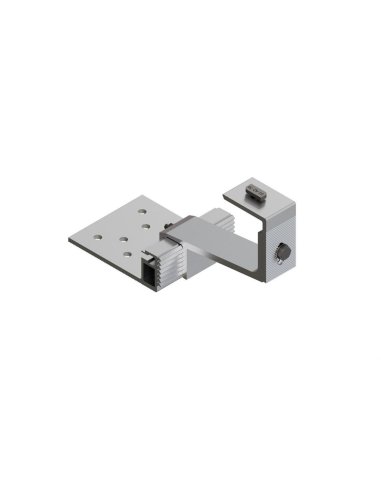 Fijación salvatejas regulable S02.4-10-A en aluminio anodizado (caja 20u) SUNFER A0748