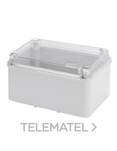 CAJA DE DERIVACIÓN CON FONDO ALTA ATORNILLADA Y TAPA TRANSPARENTE BAJA CON TORNILLO - I - A000917337 GEWISS GW44139