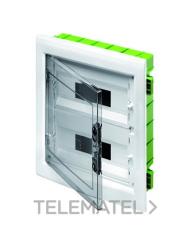 CUADRO DE DISTRIBUCIÓN - GREEN WALL - PARA PAREDES DE CARTÓN YESO - CON PUERTA FUMÉ Y B - A001065544 GEWISS GW40609PM