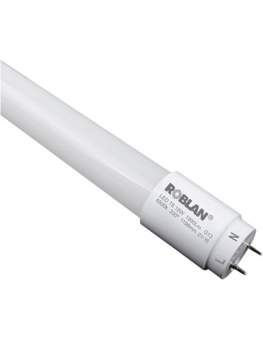 TUBO LED 1200MM 18W 4100K 1890LM 330º NEUTRO - A001701036 ROBLAN LEDT818330F