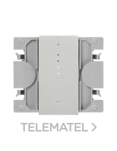 Interruptor regulable electrónico 230 V~ 1-10V Simon iO de tecla estrecha aluminio Simo - A004660305 SIMON 21001317-093