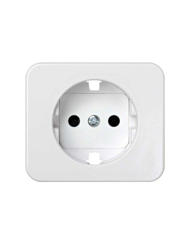 Tapa con dispositivo de seguridad para la base de enchufe schuko blanco Simon 75 - A000038995 SIMON 75041-60