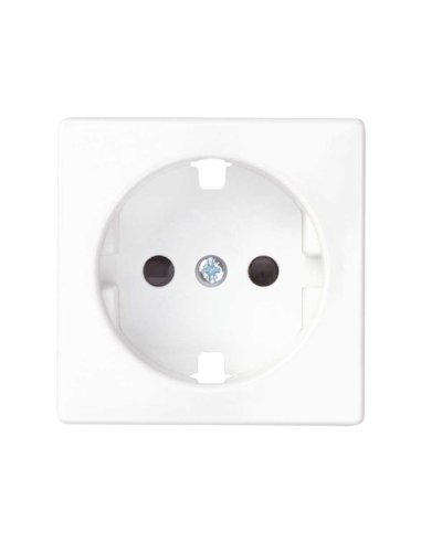 Tapa con dispositivo de seguridad para la base de enchufe schuko blanco Simon 82 - A000039688 SIMON 82041-30