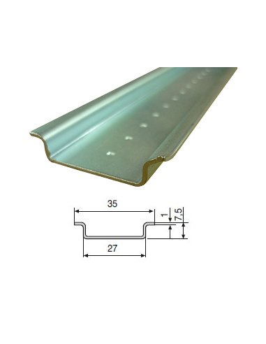 PERFIL OMEGA LISO BICROMATADO 8435168820665 - A000473582 GAESTOPAS F-224 (EMBALAJE DE 2 METROS)