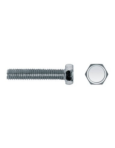 Tornillo DIN 933 rosca métrica cabeza  hexagonal M - A000484773 CELLPACK 9860933 (EMBALAJE DE 50 UNIDADES)