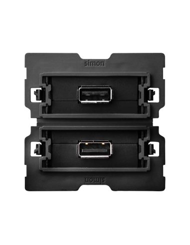 Conector 2xUSB 2.0 tipo A Simon 100 - A001481821 SIMON 10000562-039