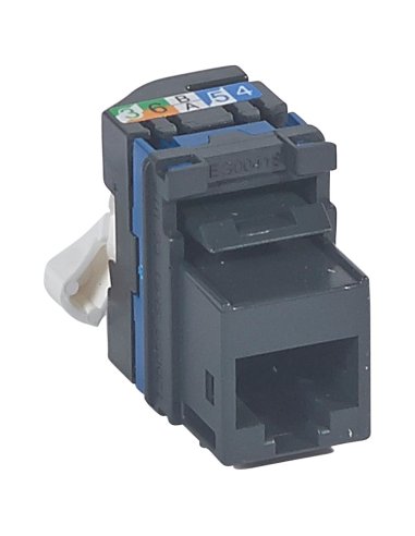 Enchufe Keystone RJ 45 categoría 6 UTP conexión rápida de crimpado - A001583984 LEGRAND 033181