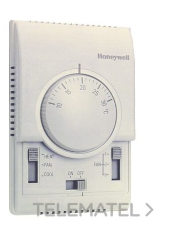 TERMOSTATO AMBIENTE XE70 TODO - NADA INTERRUPTOR INVIERNO VERANO CAMBIO MANUAL - A003009556 HONEYWELL T6371B1017