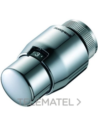 CABEZAL TERMOSTÁTICO POSICIÓN ANTIHIELO 6-26°C CROMO / CROMO - A003011020 HONEYWELL T4221