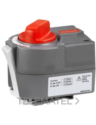 ACTUADOR ROTATIVA PARA VÁLVULA TIEMPO 108SEG 24V AC - A003011653 HONEYWELL MVN613A1500