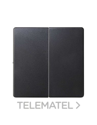 Tecla doble para mecanismos doble negro mate Simon 82 Concept - A003870701 SIMON 8202126-098