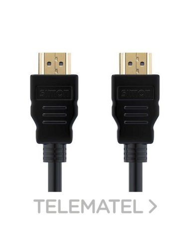 CABLE HDMI 2.0 A - USB A NEGRO 1