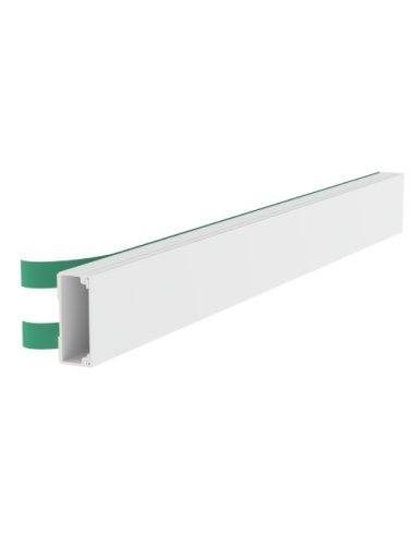 78 Moldura autoadhesiva blanco RAL9010 20x50 U23X 78045-2A - A004569108 UNEX 78045-2A (EMBALAJE DE 10 UNIDADES)