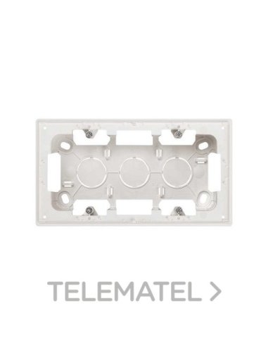 Caja de superficie para 2 elementos blanco Simon 270 - A004660115 SIMON 20000752-090 (EMBALAJE DE 5 UNIDADES)