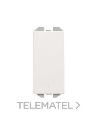 Interruptor unipolar pulsante 10AX 230V~ de tecla estrecha con sistema de embornamiento - A004660137 SIMON 20001101-090