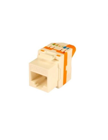 Conector RJ45 UTP Cat 6 H montaje tipo palomilla caja plástica - A005575455 TELEVES 209905 (EMBALAJE DE 10 UNIDADES)