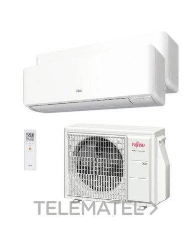 CONJUNTO MULTISPLIT ASYG12KMCF+ASYG12KMCF 2X1 ASY35U2MI-KM(W)WI-FI INCL. - A006099909 FUJITSU 3NGF0126